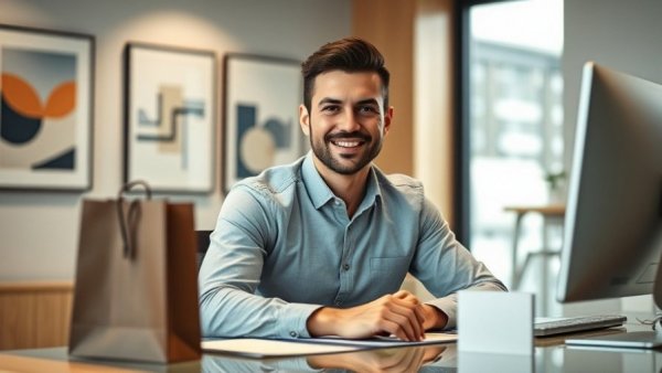 Breen Real Estate Armagh agent in modern office setting.