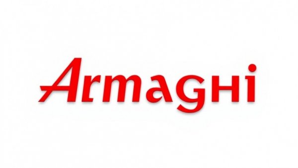 Armagh i logo design on white background