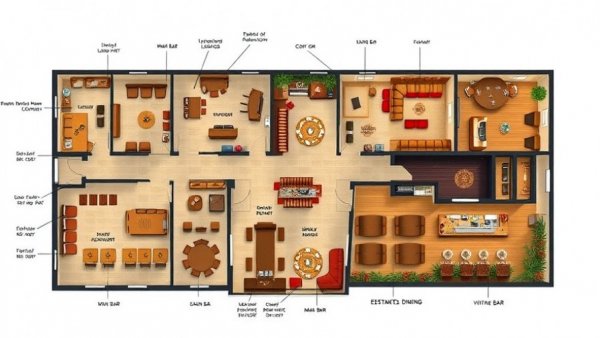Armagh City Hotel renovation proposed layout with distinct labeled areas.