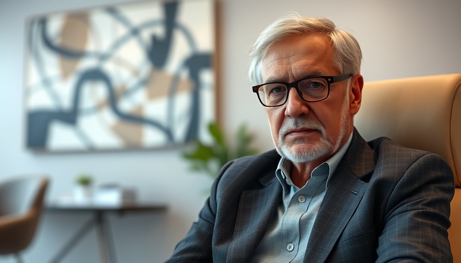 Portrait of older man in office setting linked to Lubricant Trends in South African Mining Industry.