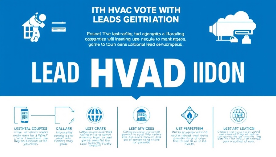 Infographic on lead generation for HVAC companies service calls.