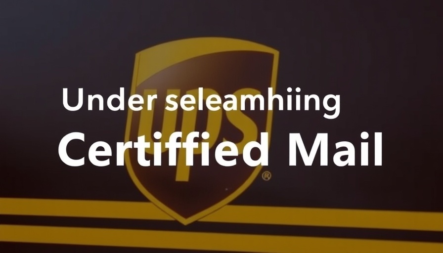 Understanding UPS Certified Mail Benefits