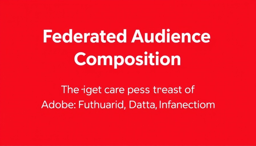 Adobe Real-Time Customer Data Platform banner with bold red background.