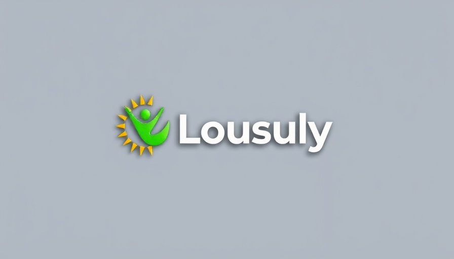 Corporate logo featuring stylized sun and figure, vibrant colors.