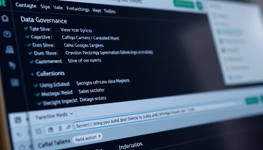 Interface of a real-time customer data platform with governance labels.