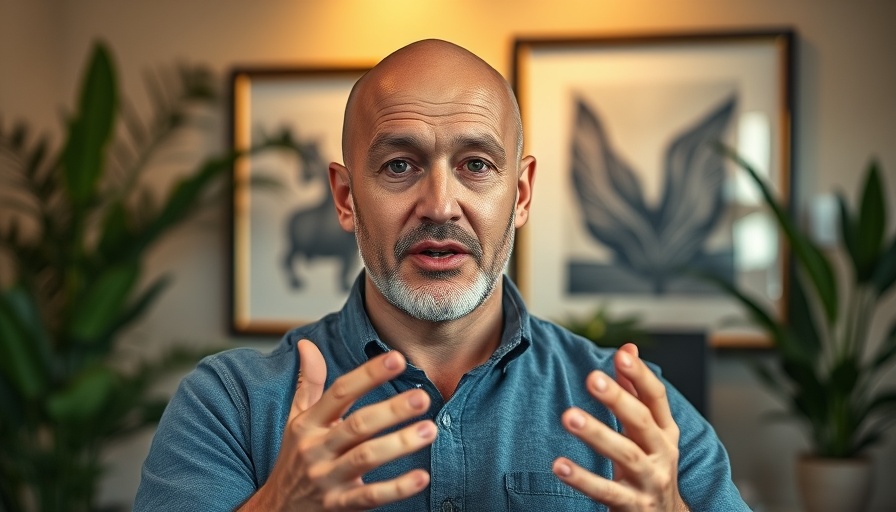 Man explains health tips to instantly lower blood pressure indoors.