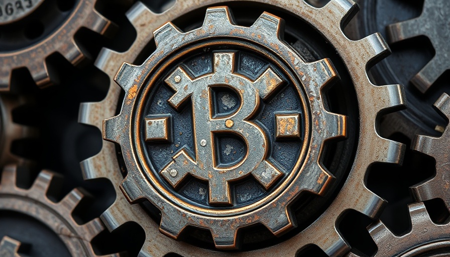 Intricate gear cogs with trademark symbol, representing emotional branding in B2B.
