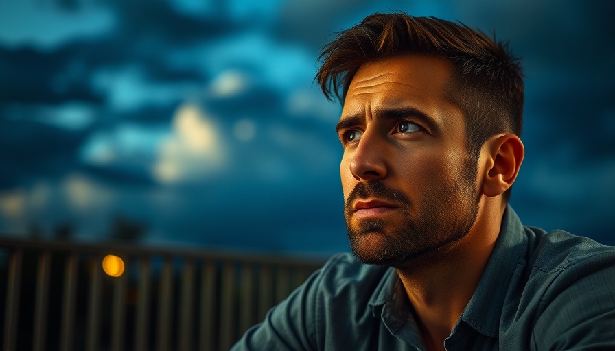 Contemplative man reflecting on Bitcoin and Crypto Market Movements.