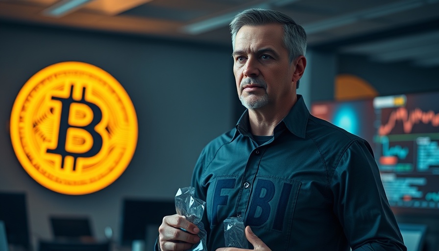 US seizes $14B in crypto: FBI agent with evidence bags in office.