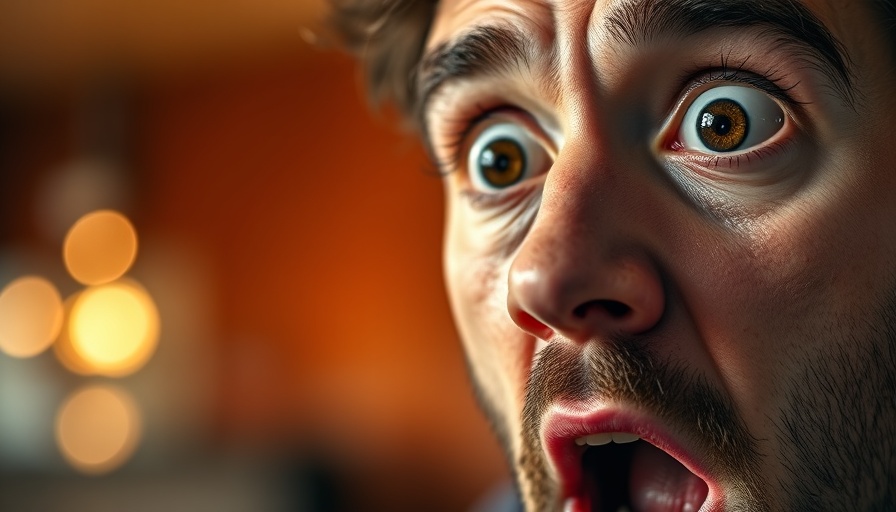 Surprised expression with Bitcoin logo, highlighting Bitcoin Price