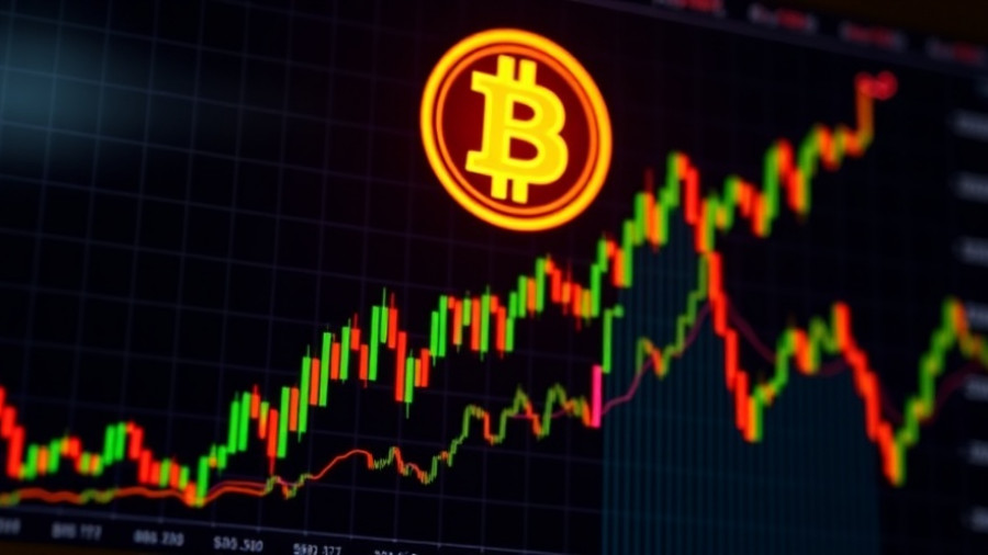 Bitcoin trading strategies depicted on a digital chart with trend lines and projections.