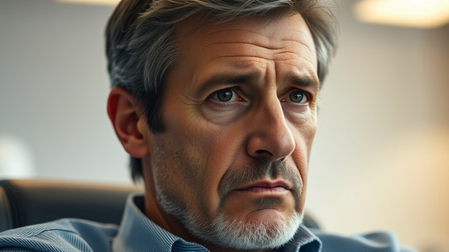 Bitcoin Investors Reset concept with concerned man