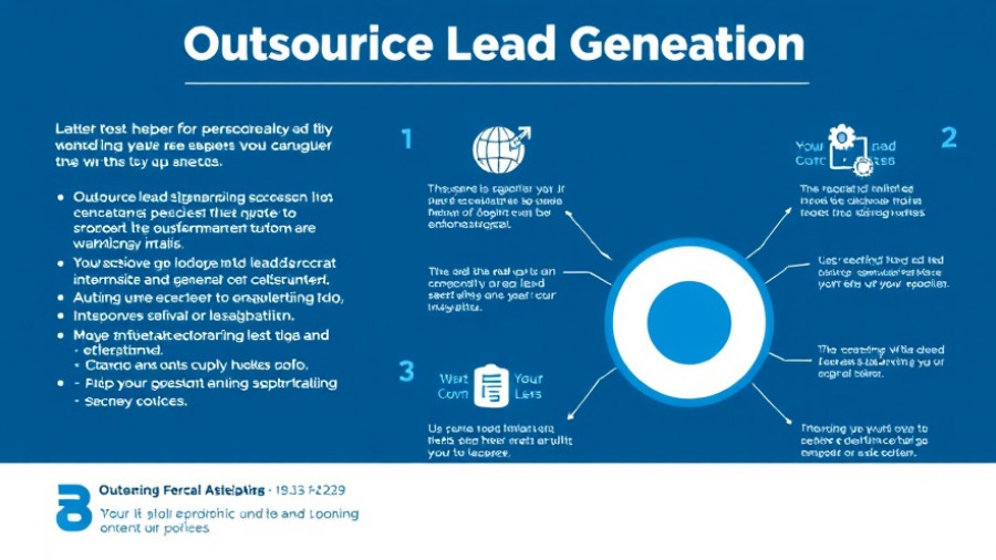 Infographic on lead generation benefits for real estate companies.