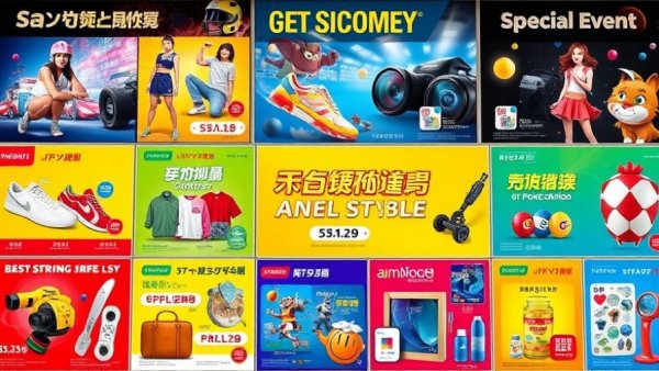 Taobao Free Shipping Initiative Australia vibrant ad showcasing product variety and offers.