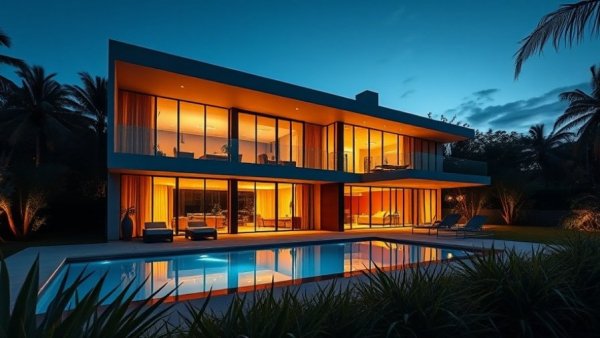 Modern luxury home reflecting South Africa property market trends.