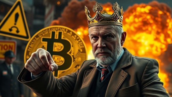 Bitcoin melt-up pressure builds with caution signs and drama.