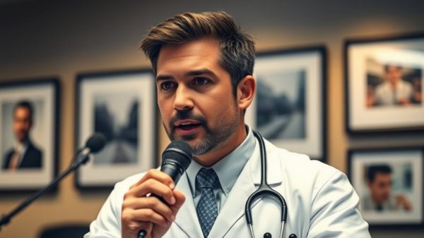 Doctor discussing how to get rid of bloating fast.