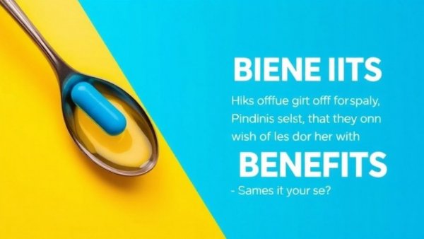 Graphic with spoon of olive oil and text on health benefits.