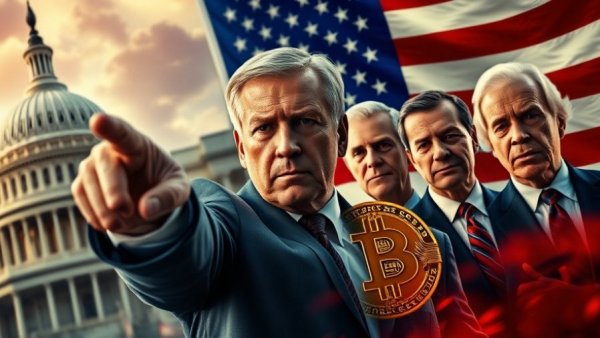 Bitcoin investors amid government shutdown concerns, visual collage.