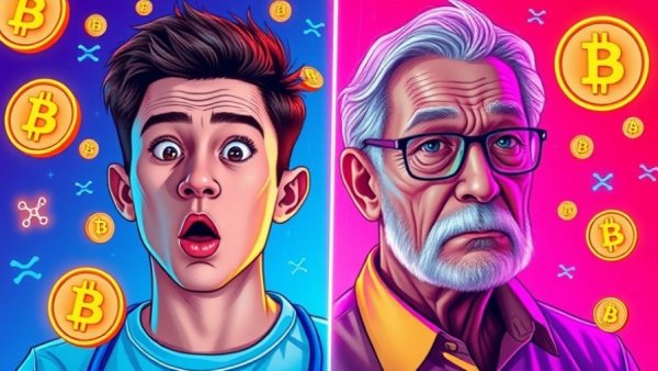 United States goes all-in on cryptocurrency, vibrant digital graphic.