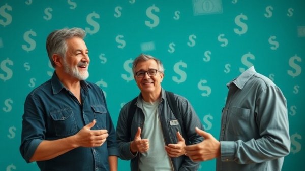 Crypto market update discussion with engaged man.