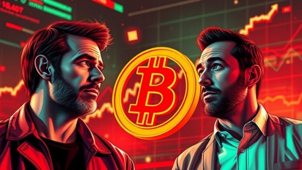 What's Next for Bitcoin: Bold thumbnail with men, Bitcoin symbol, price chart.
