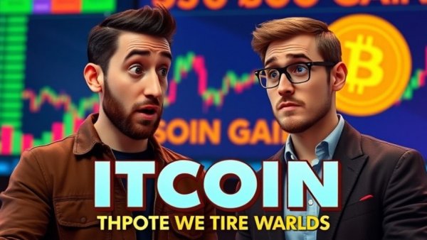 Colorful image discussing Bitcoin stocks for 2026 with animated details.
