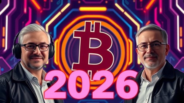 Bitcoin Predictions podcast cover with Bitcoin symbol and year 2026.
