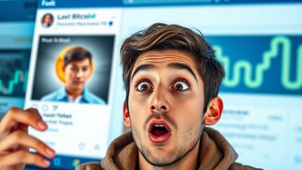 Crypto Market Rally 2026: Surprised man sees Bitcoin tweet.