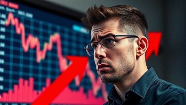 Bitcoin Altcoins January Recovery trends; man worried about crypto decline.