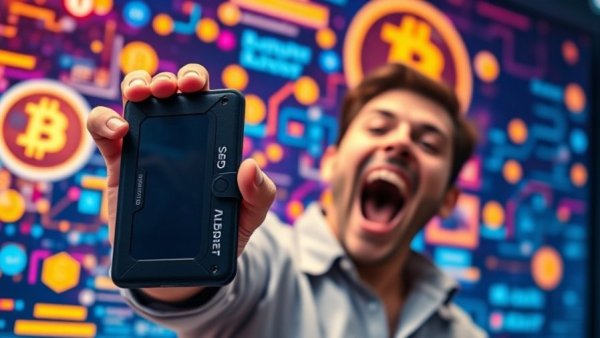 Enthusiastic promotion of Gen5 Ledger Wallet with vibrant graphic.