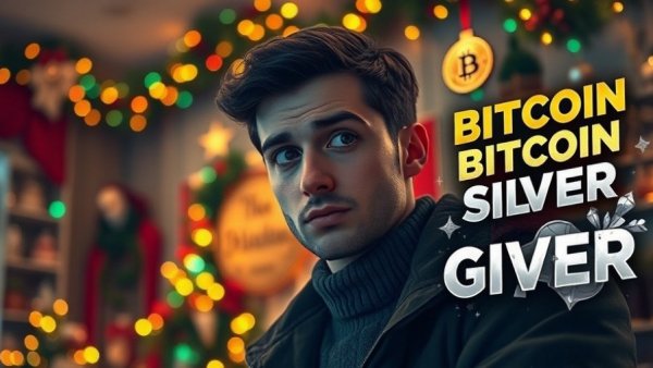 Man considering Bitcoin price vs silver investment.