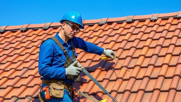 Proactive roof waterproofing strategies in action with worker maintaining rooftop.