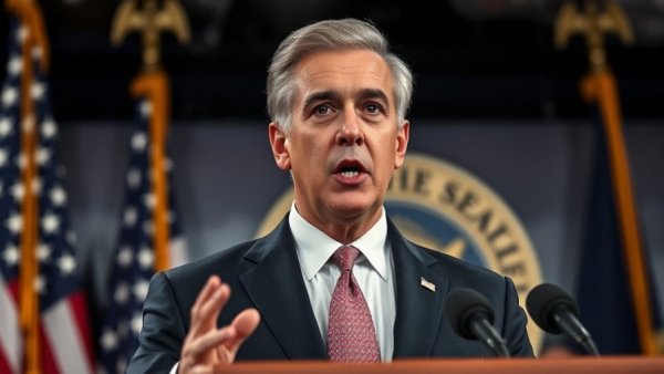 Interest Rate Decisions discussion at a live press conference backdrop.