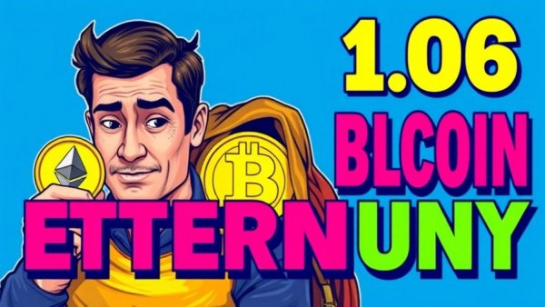 Colorful crypto illustration featuring Cardano and Ethereum symbols.