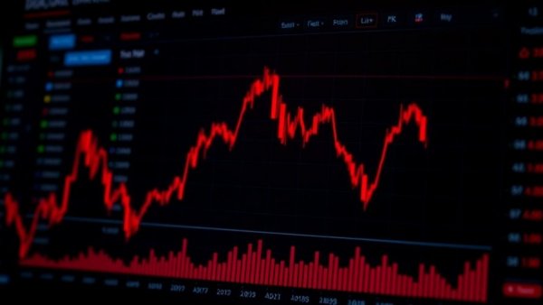 Tether Market Cap Shrinking shown on dark-themed trading interface, red graph.