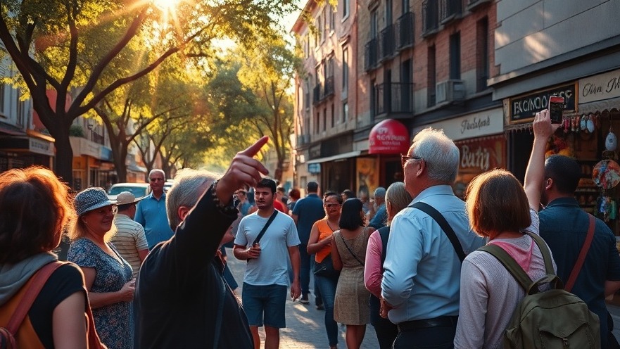 Engaging Randburg tour guide highlights local culture and historic shops.