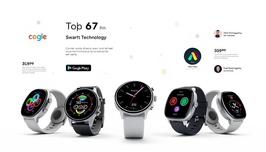 Digital advertisement for demand generation featuring smartwatches.