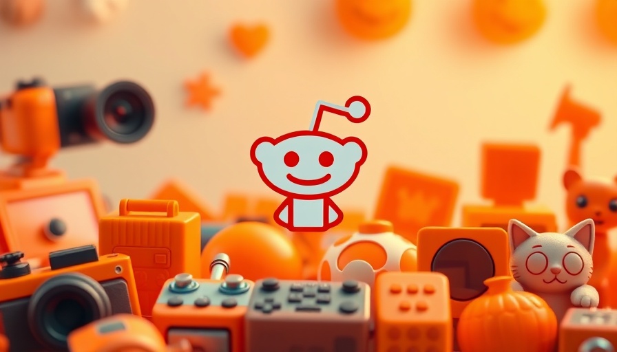 Orange icons with Reddit logo boosting sports blog traffic