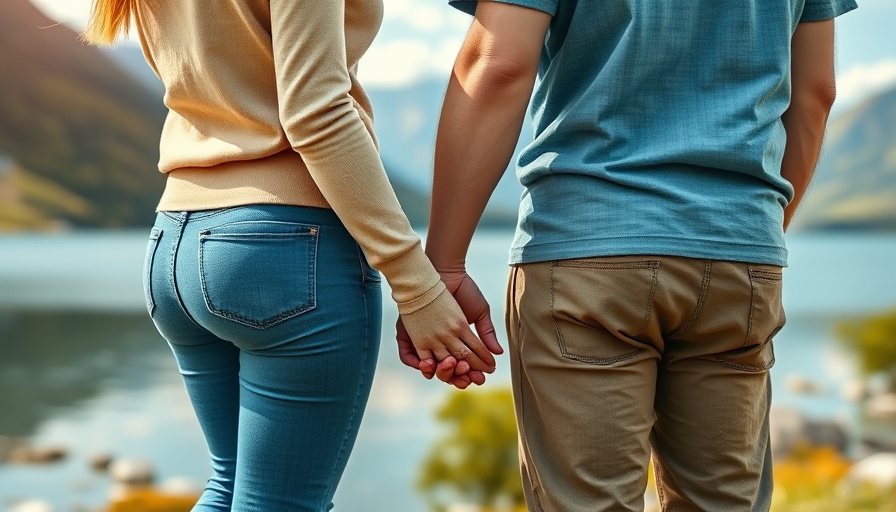 Couple enjoying free outdoor activities by a serene lake.