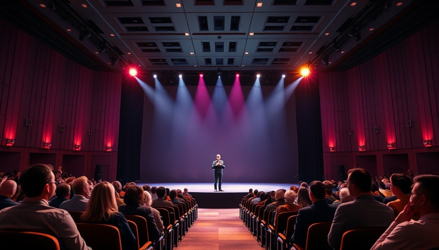 Google Gemini stage presentation with audience.