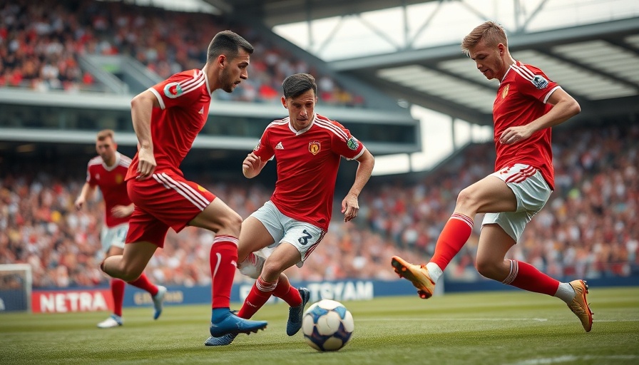 Betway Premiership soccer players in action at stadium.