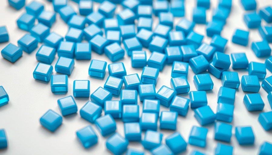 Photorealistic image of Punisher ecstasy pills, bright blue color.