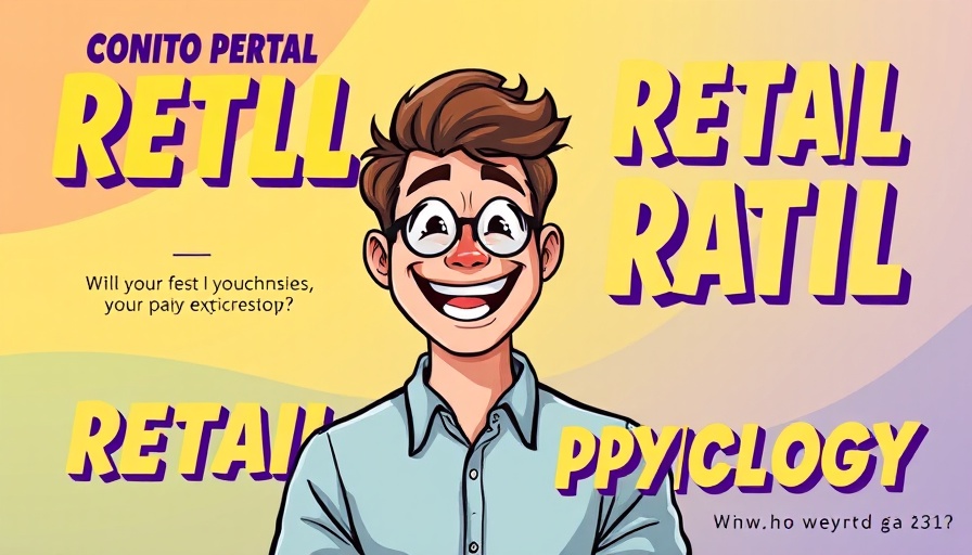 Vibrant retail psychology masterclass banner with guest speaker.