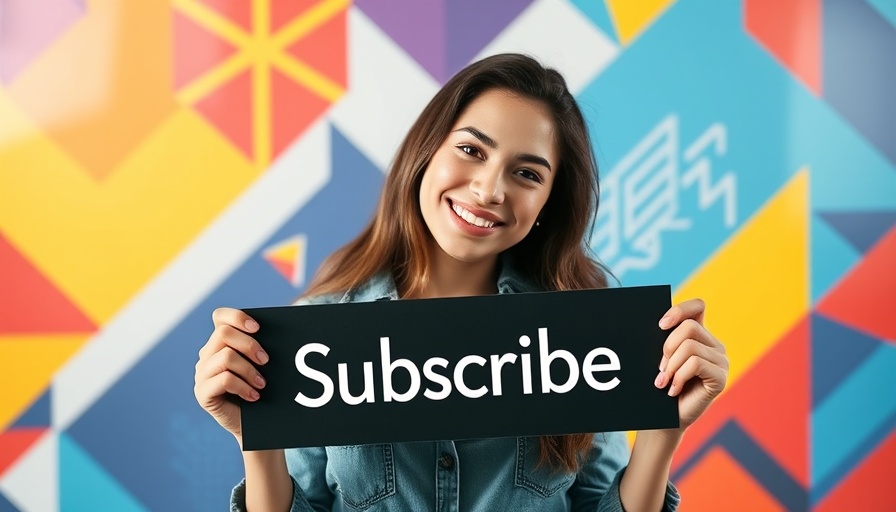 Smiling woman discussing B2B influencer marketing on camera.