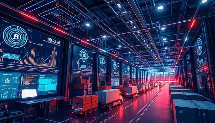 Futuristic logistics network with digital trends