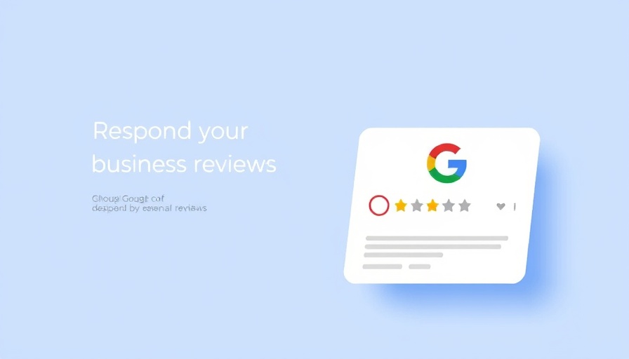 Google reviews for local businesses emphasized in minimalistic design.