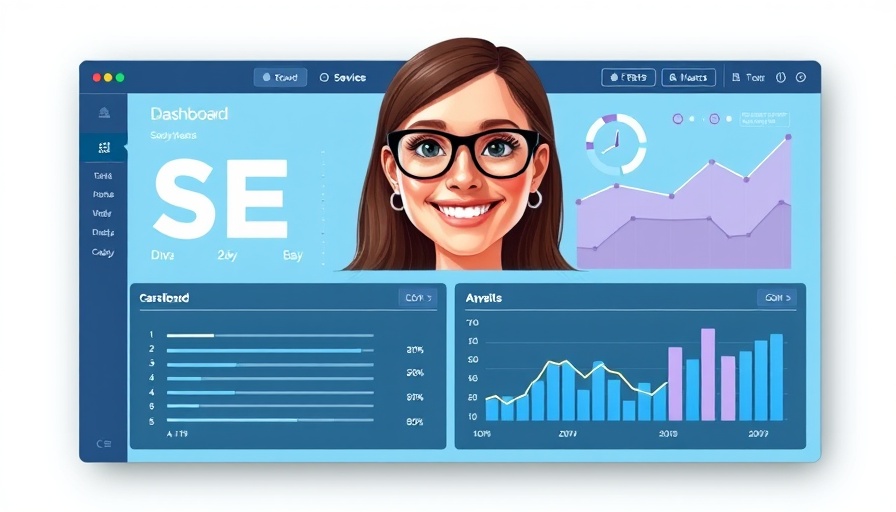 Infographic of client onboarding tools for SEO agencies with dashboard.