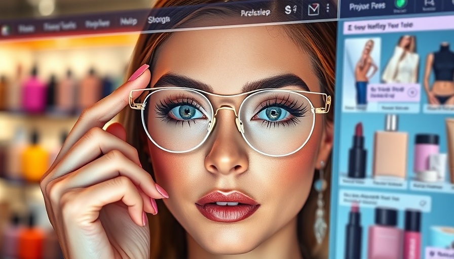 Interactive shopping with SearchGPT AI Referral Tool for eye makeup removers.