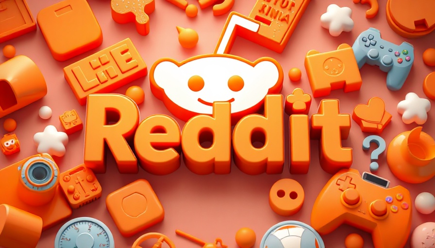 Vibrant Reddit logo with 3D icons showcasing SEO Best Practices.